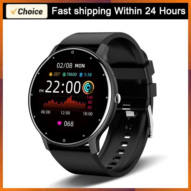 LIGE Smart Watch – Fitness Tracker, Heart Rate, Waterproof