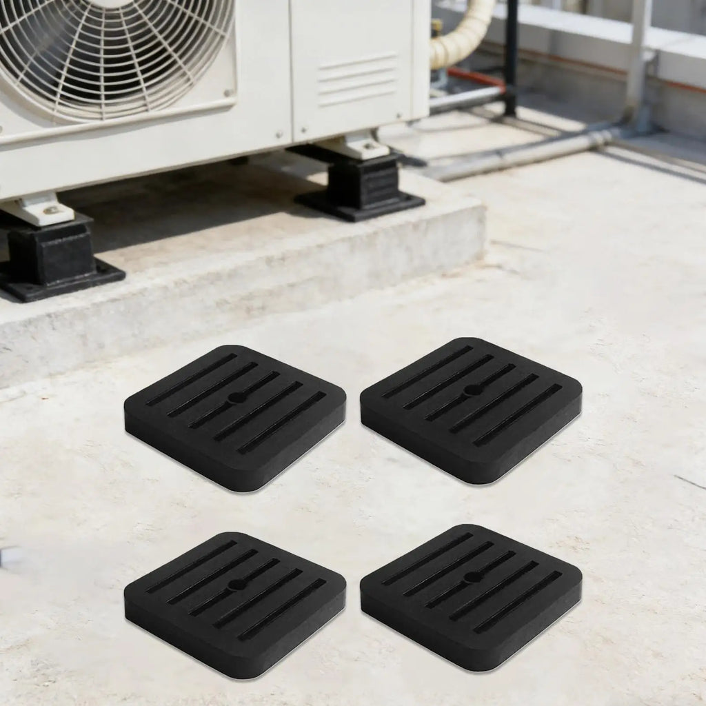 4-Pack Rubber Anti-Vibration Pads for AC & Appliances