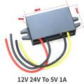 12V 24V to 5V 3A-10A Step Down DC Converter Regulator 24V 12 Volt Buck to 5 Volt 12 Volt to 5 Volt LED Power Supply for Cars Oasis Select 12V 24V To 5V 1A 12V 24V 5V