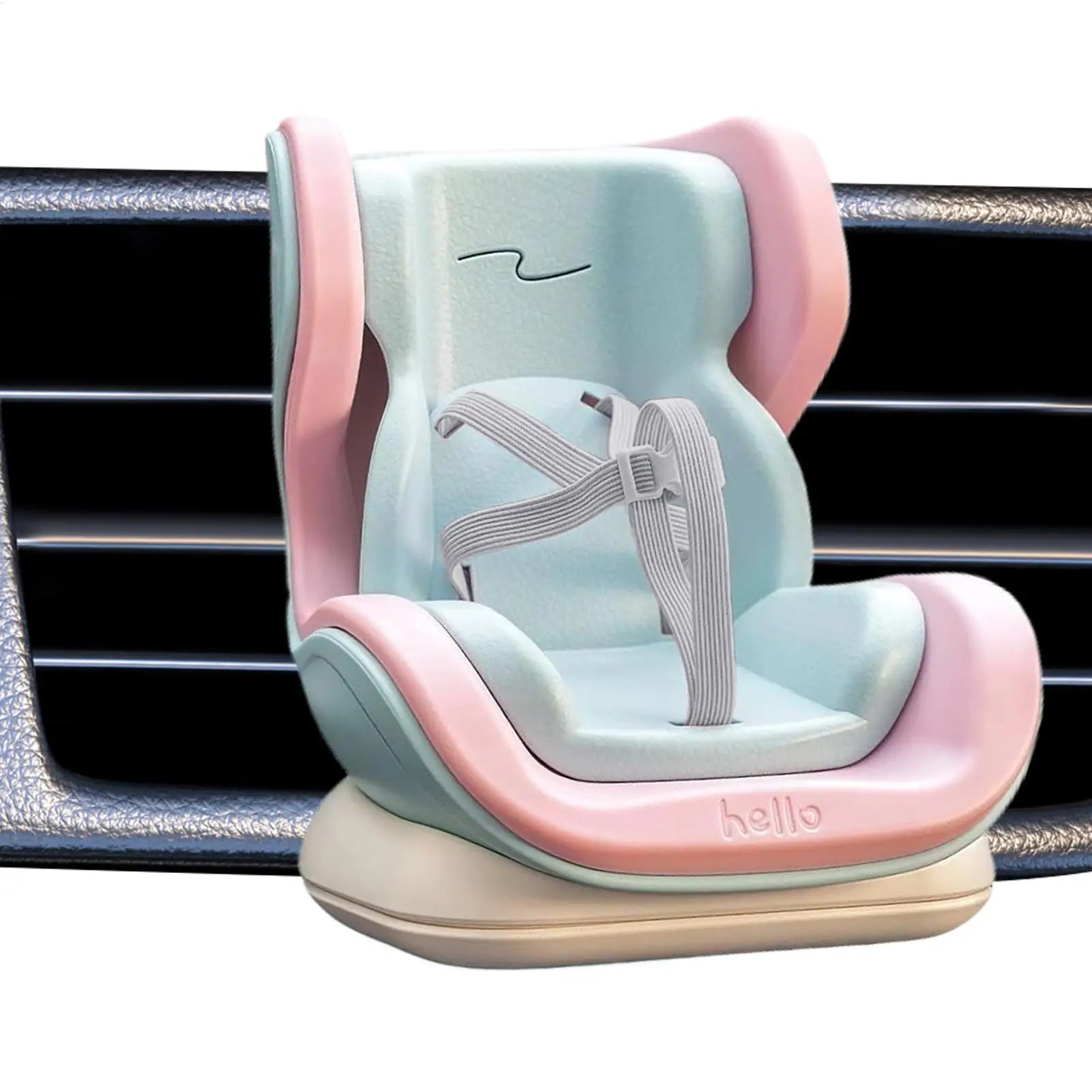 car Air Vent Doll Car Seat Stuffed Doll Seat for Car Desktop Ornament Plush Toy Carseat for Sedan Truck Creative Play Enthusiast Oasis Select