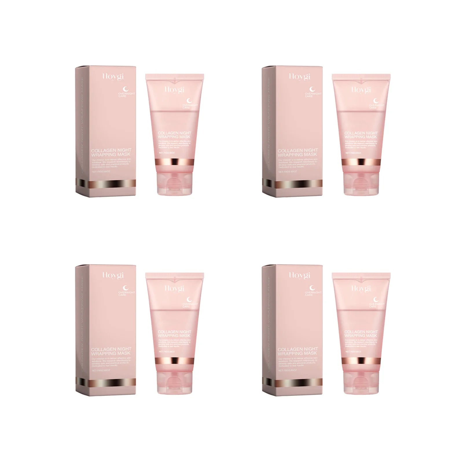 Hoygi Collagen Peel Off Overnight Mask – Firming & Hydrating Collagen Peel Off Mask Oasis Select 4Pcs