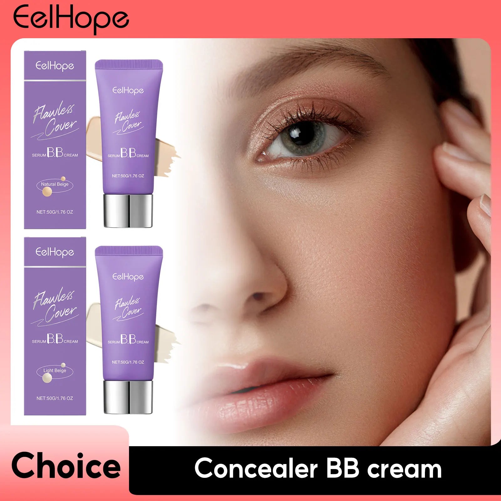 Facial Concealer BB Cream Moisturizing Brightening Skin High Coverage Waterproof Lasting Base Makeup Liquid Foundation Cosmetics Oasis Select