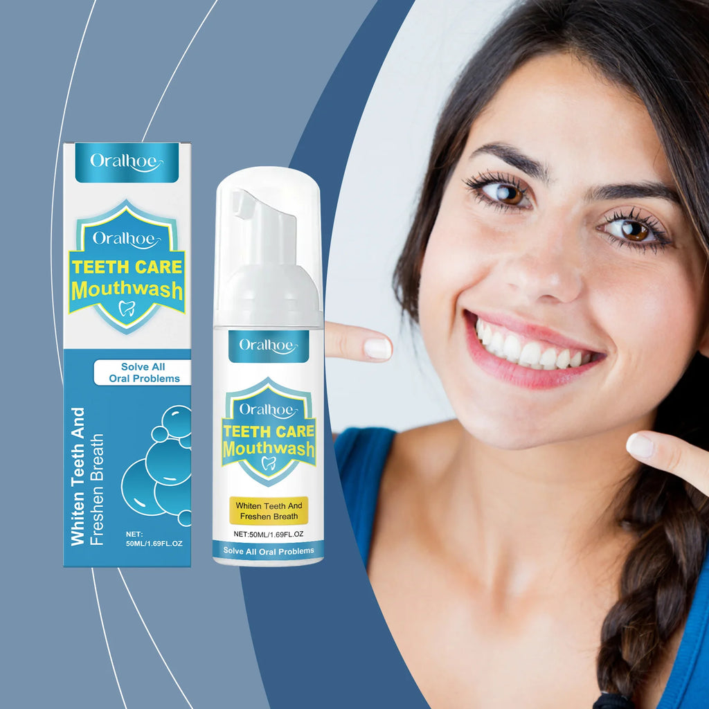 Teeth Whitening Foam - Gentle Oral Care Mousse For Fresh Breath & Stain Removal, Minty Tooth Cleaning Foam Oasis Select