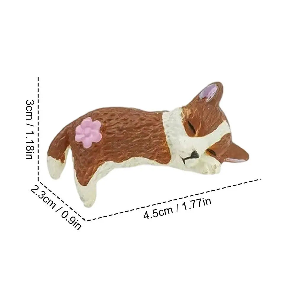 1PC Car Dashboard Decor Cute Dog Figure Screen Figure for Dog Lovers Collectors Gamers Home Office car Interior Decor Oasis Select 03