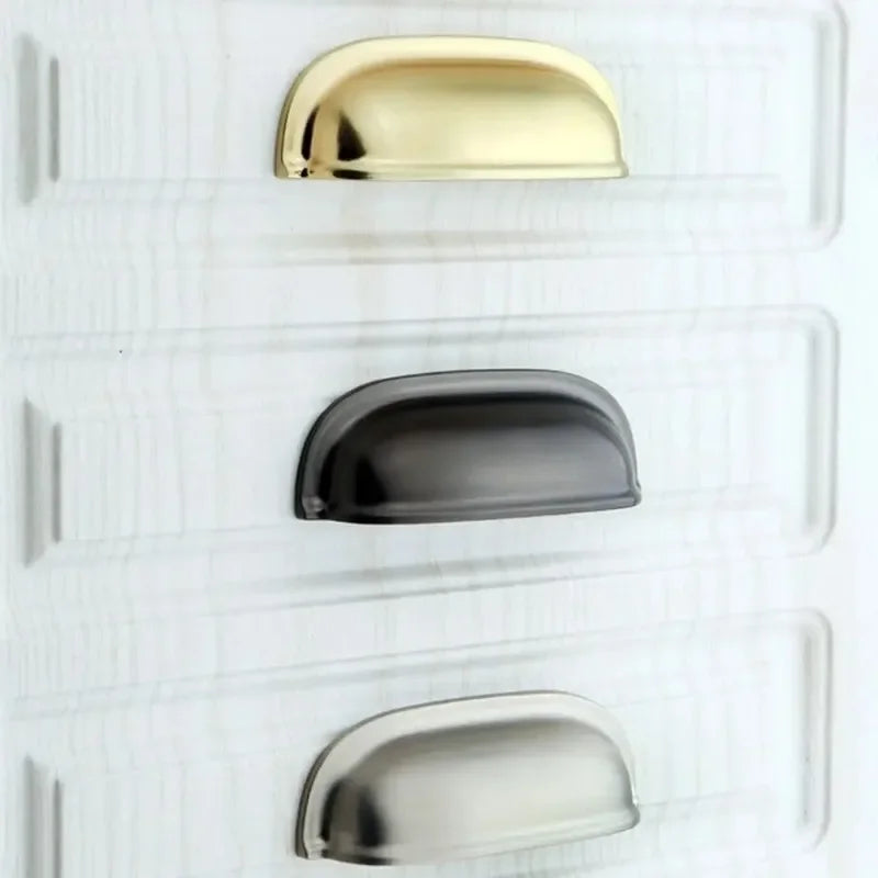 Zinc Alloy Retro Metal Shell Kitchen Drawer Cabinet Door Handle And Furniture Knobs Handware Cupboard Antique Shell Pull Handles Oasis Select