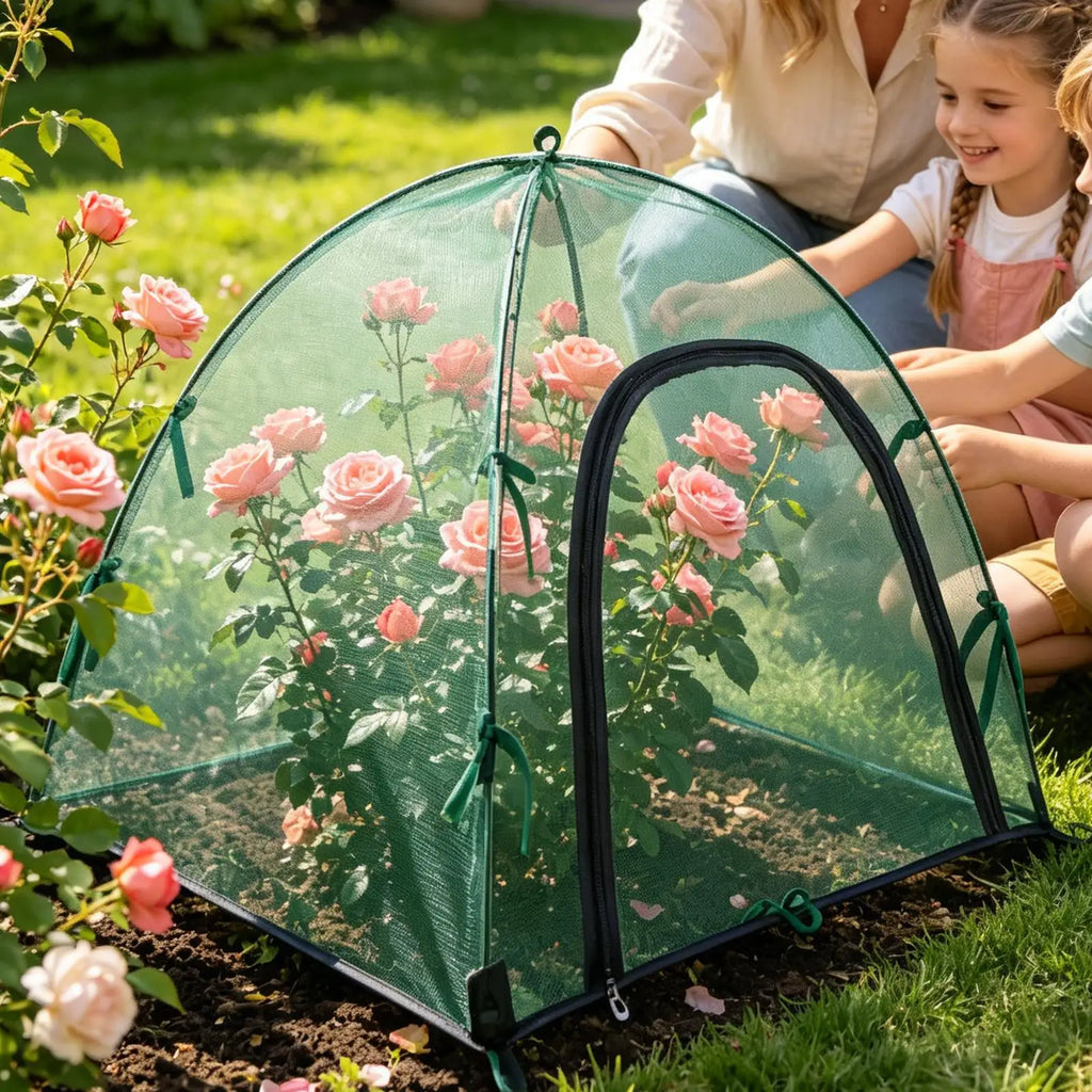 Plant Enclosure Fine Mesh Garden Netting Plant Barrier Covers Bird Mosquito Netting Vegetable Fruit Protection Net Covers Oasis Select