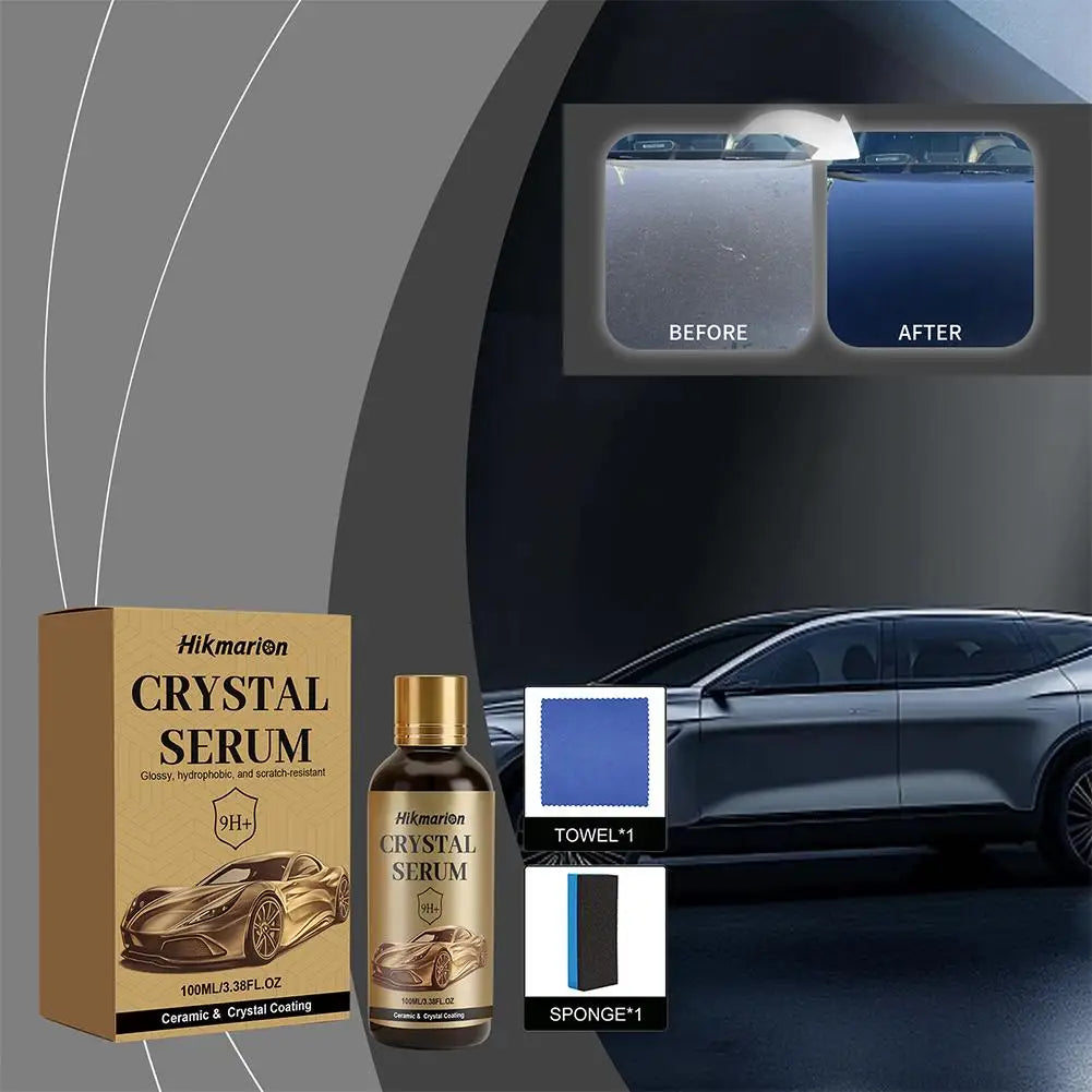 9H+ Ceramic Coating Car Paint Sealant – Hydrophobic Nano Wax