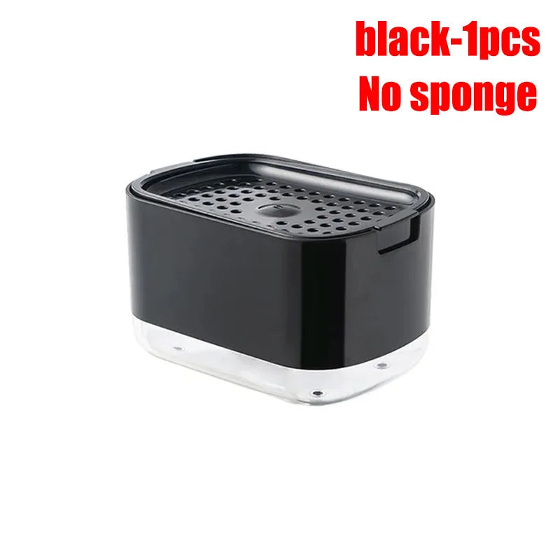 Dishwashing Liquid Dispensers Kitchen Soap Dispensers Dish Soap Dispenser Kitchen Detergent Large Capacity Sink Automatic Home Oasis Select black-A-1pcs