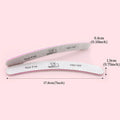 5Pcs/Lot Nail File Mix Color Limas 80/100/150/180/240 Grit Professional Sandpaper Cuticle Remover Buffer Files Manicure Tool Set Oasis Select Curved-Grit100-180