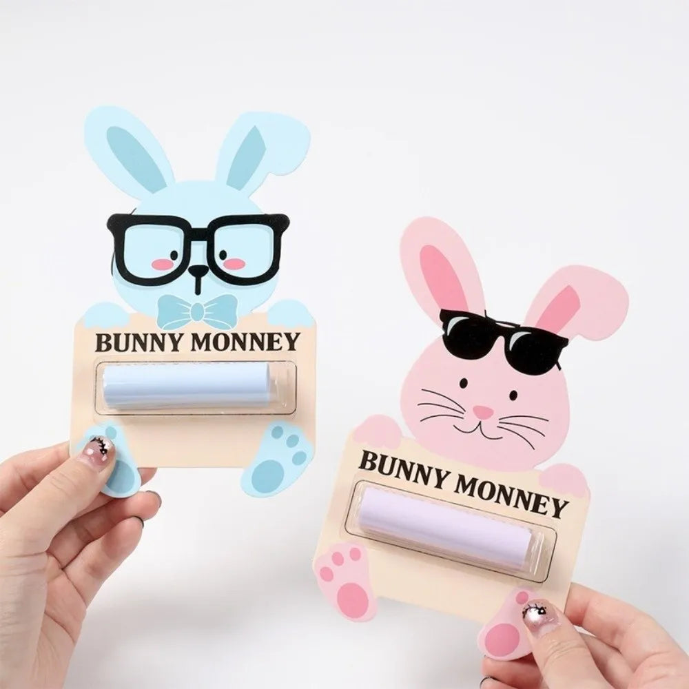 6-Pack Easter Bunny Cash Holders | Cute Cartoon Money Wallets
