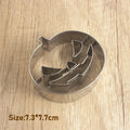 Halloween Sugar Flipping Cookie Mold Stainless Steel Skull Pumpkin Cookie Cutting Cake Mold Baking Utensils Oasis Select Pumpkin