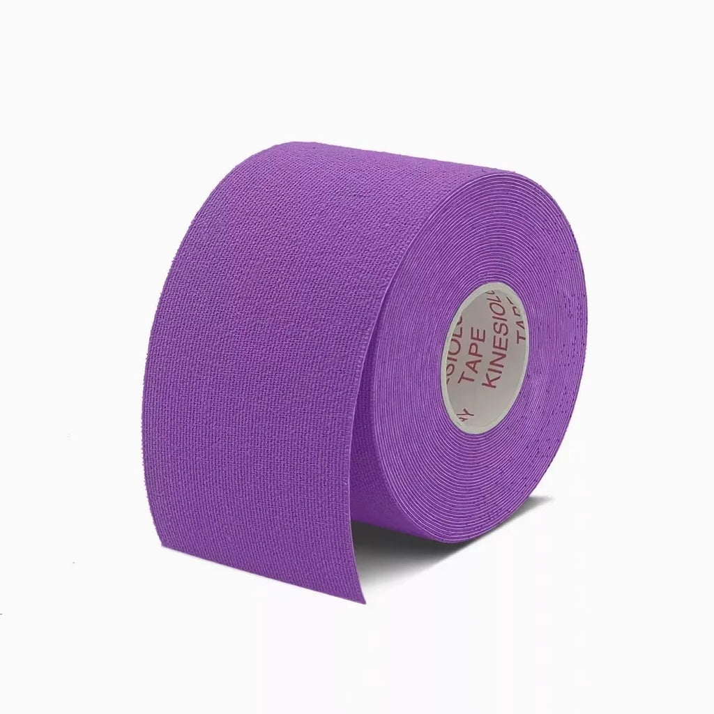 1pcs Sports Waterproof Kinesiology Tape Athletic Bandage Muscle Recovery Protector Strapping Pain Relief Tennis Gym Elastic Wrap Oasis Select Purple 10CM