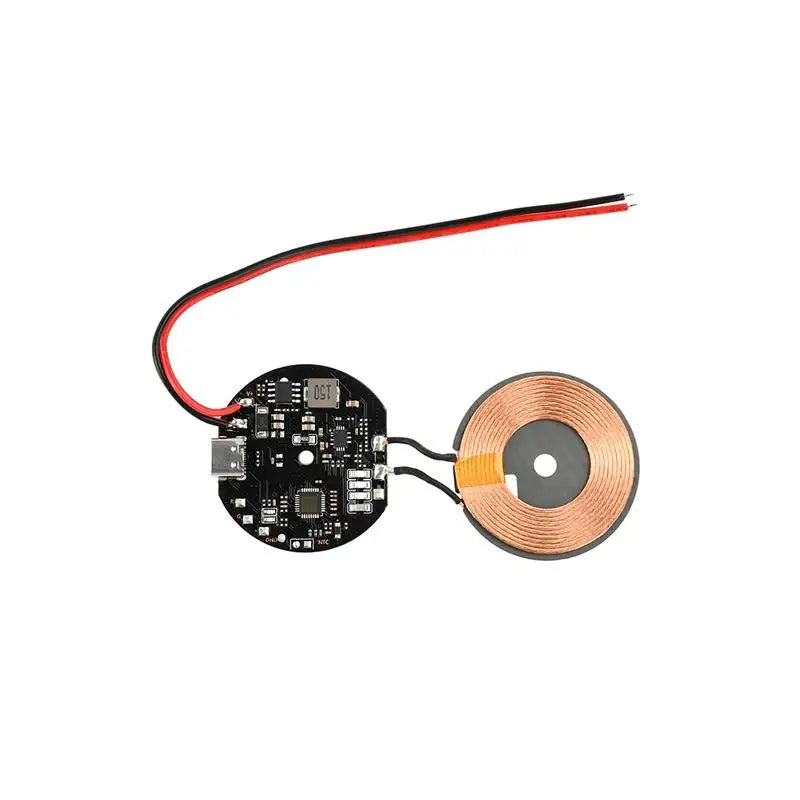 20W High Power Wireless Charger Transmitter Module 12V/24V Mobile Phone Quick Charging Circuit Board Vehicle Wireless Charger Oasis Select Wire soldering