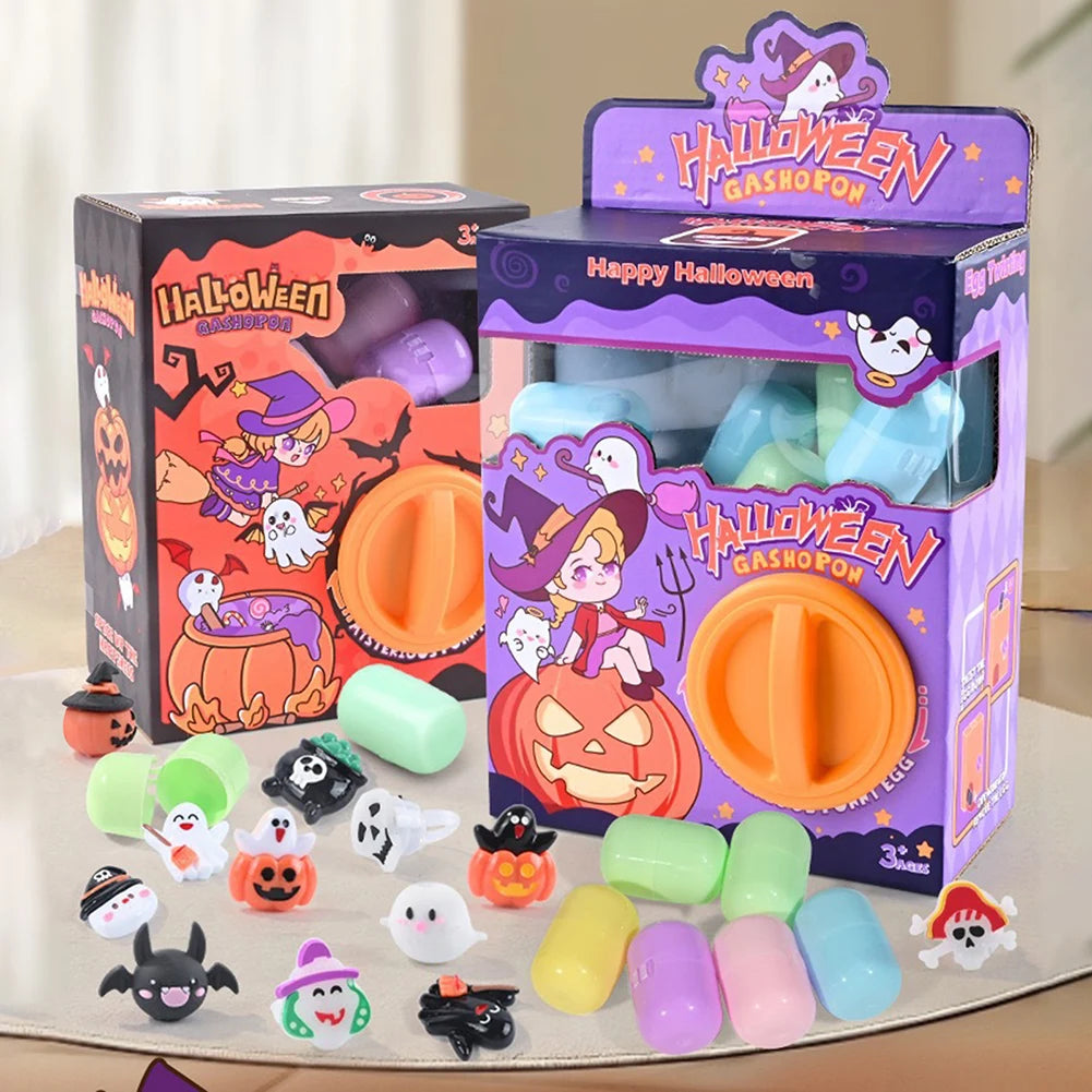 Halloween Mini Claw Machine for Kids – 6 Blind Box Surprises