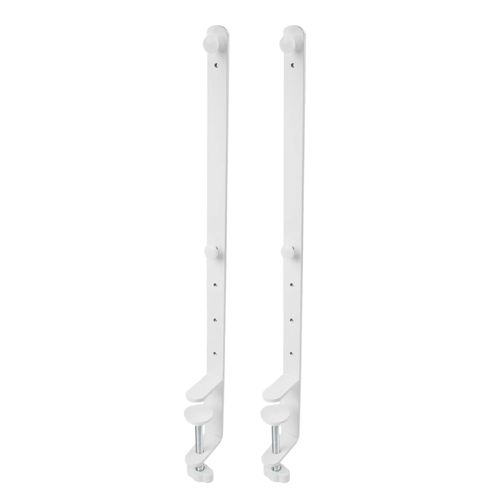 2Pcs Extended Desk Clamp Pegboard Fixing Bracket Desktop Fixing Bracket Home Improvement 1-5.5cm Thickness 41.5cm Height Oasis Select