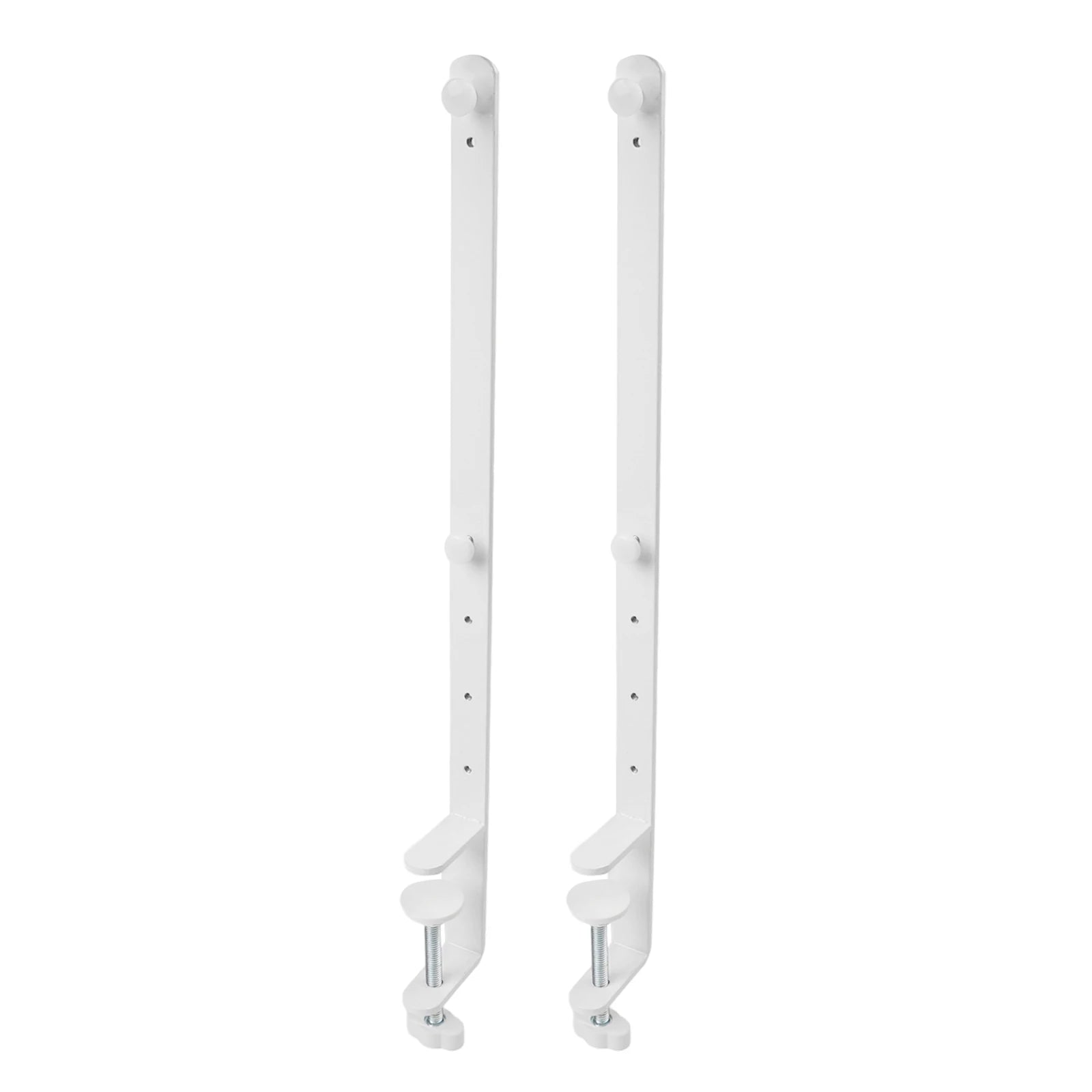 2Pcs Extended Desk Clamp Pegboard Fixing Bracket Desktop Fixing Bracket Home Improvement 1-5.5cm Thickness 41.5cm Height Oasis Select