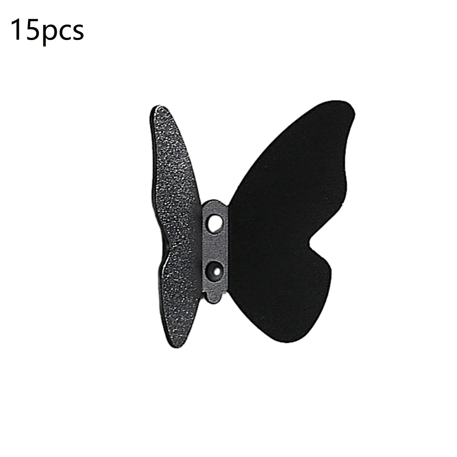 Butterfly Frosted Aluminum Wall Hook – Decorative Storage Hook