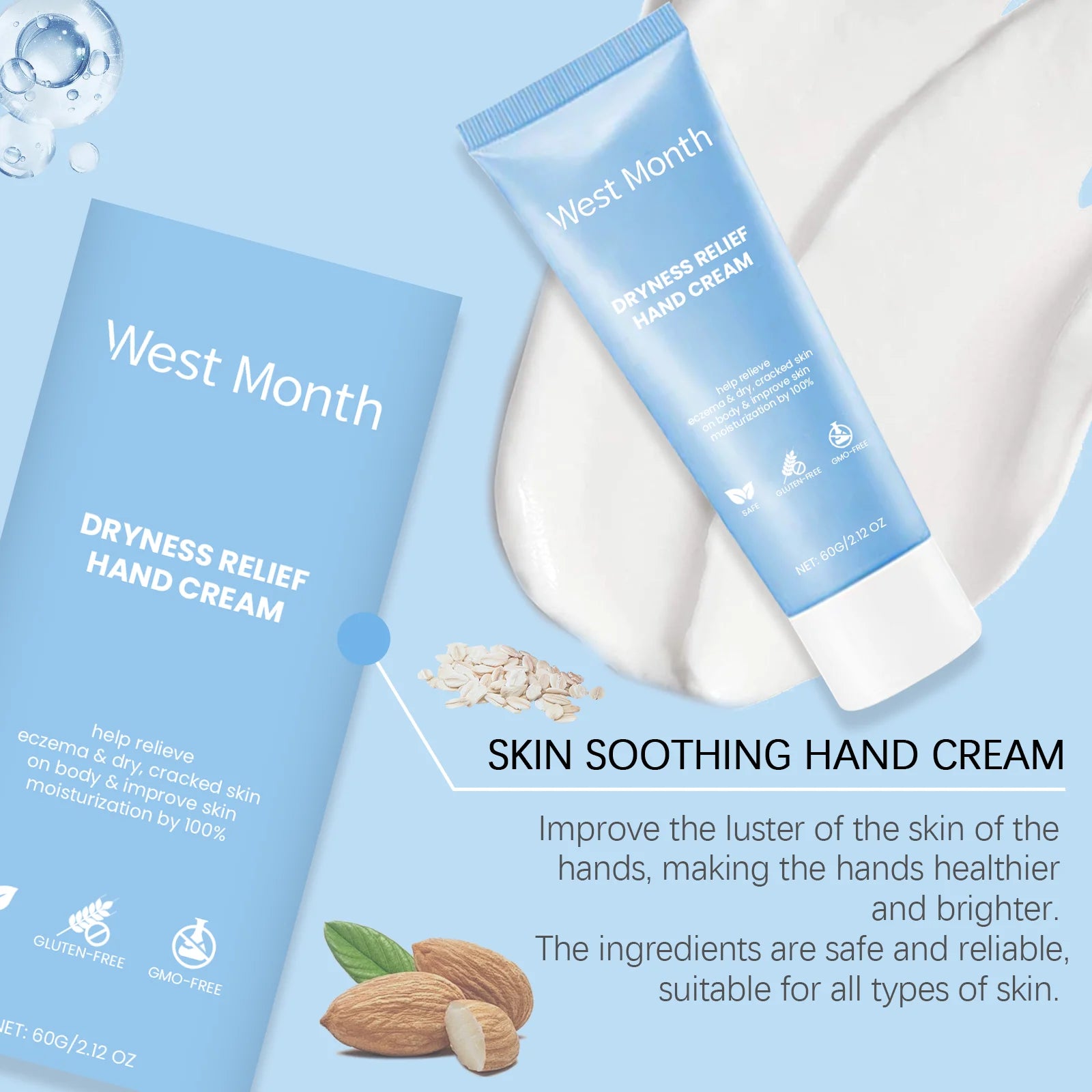 Hand Cream Dryness Relief Anti Cracked Improve Rough Skin Soften Hand Lotion Moisturizing Brightening Smooth Winter Hand Care ﻿ Oasis Select