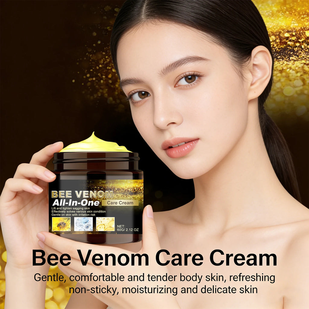 Bee Venom Care Cream Multi Effect All-in-One Lifting Tightening Cream Improve Sagging Skin Rejuvenation Repairing Skin Care 60g Oasis Select