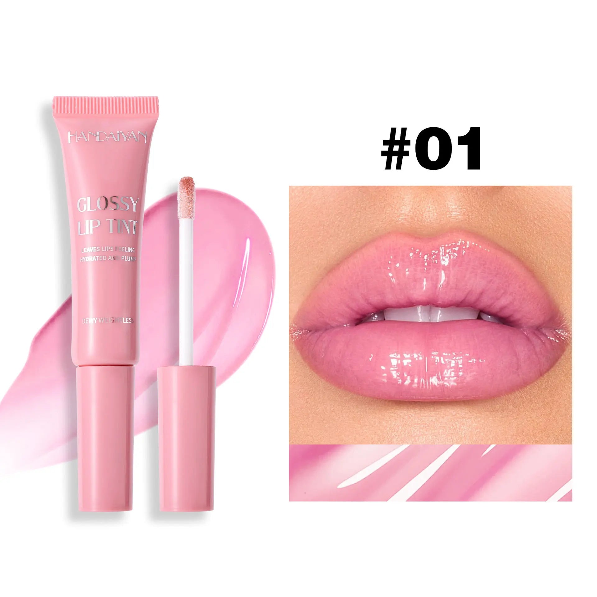 Handaiyan Pearlescent Hydrating Lip Glaze – Glass Shine Gloss