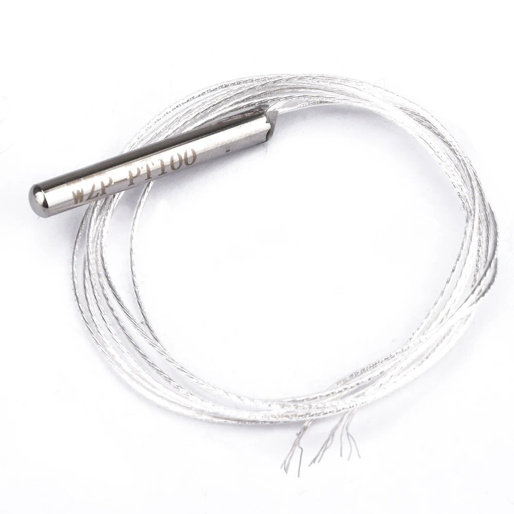 1-10PCS 50CM PT100 Platinum Resister Temperature Sensor Detector Waterproof Temperature Probe -20~450 Celsius WZP-PT100 Oasis Select