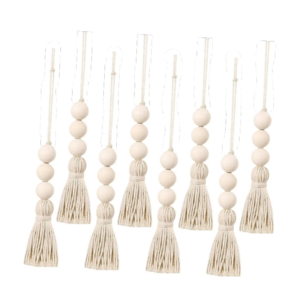 4/8Pcs Tassel Ornaments DIY Crafts Modern Boho Hanging Decorations Tassel Pendants for Backdrop Dorm Bedroom Curtain Home Decor Oasis Select
