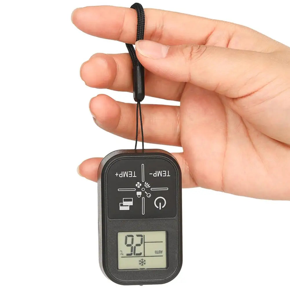 Universal AC Remote Control with Thermometer – Any Brand