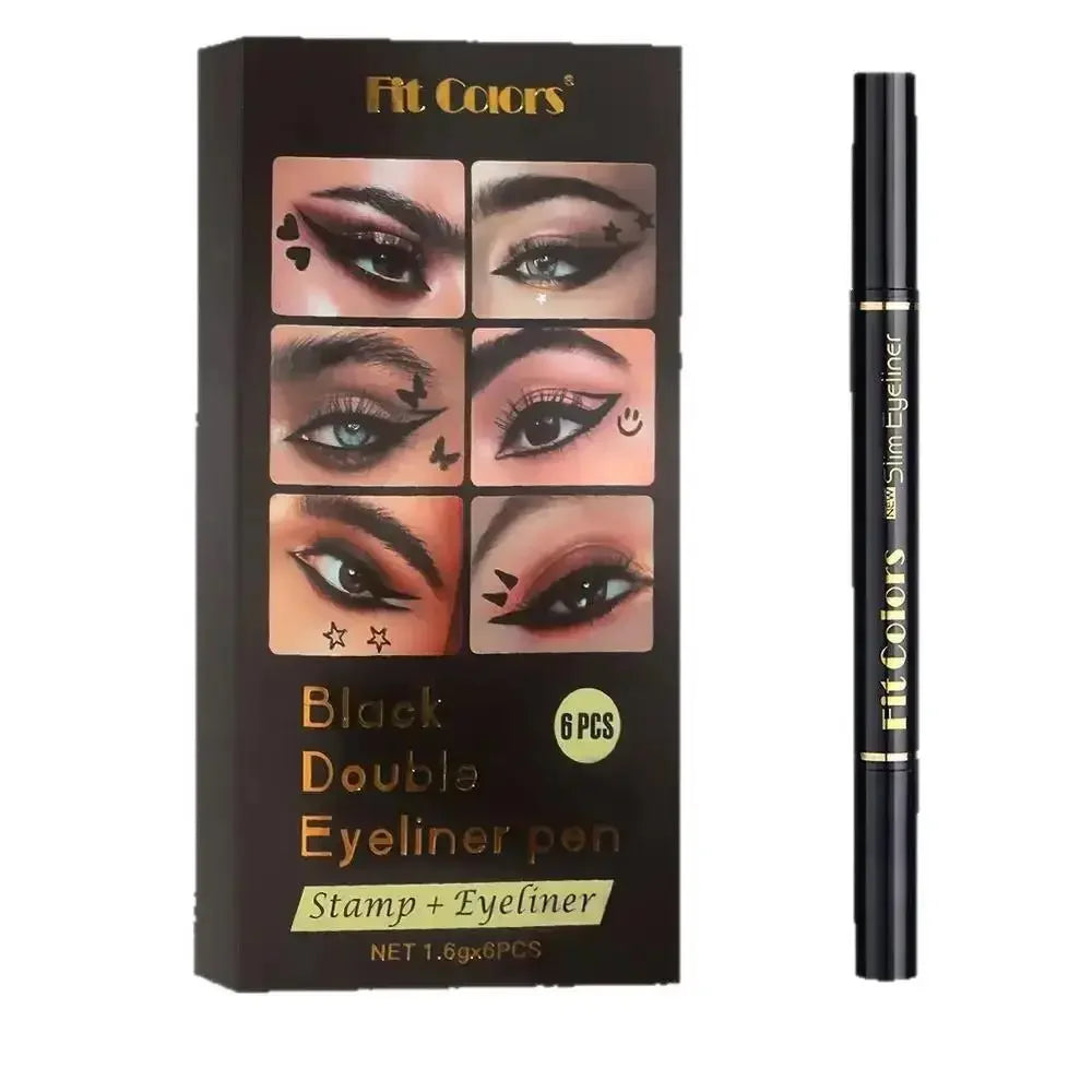 Fit Colors 6-Piece Stamp Liquid Eyeliner Set – Waterproof