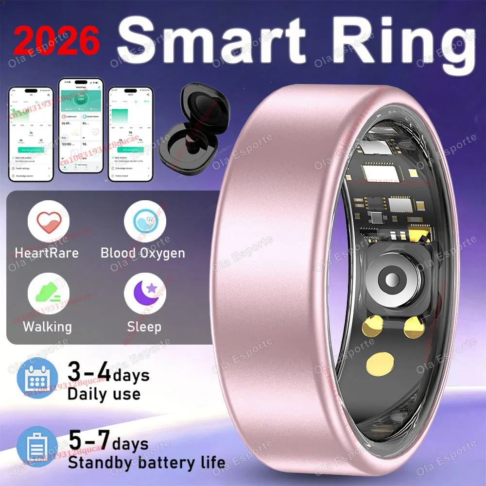Ola Esporte Smart Ring – Heart Rate, Sleep & SpO₂ Tracker