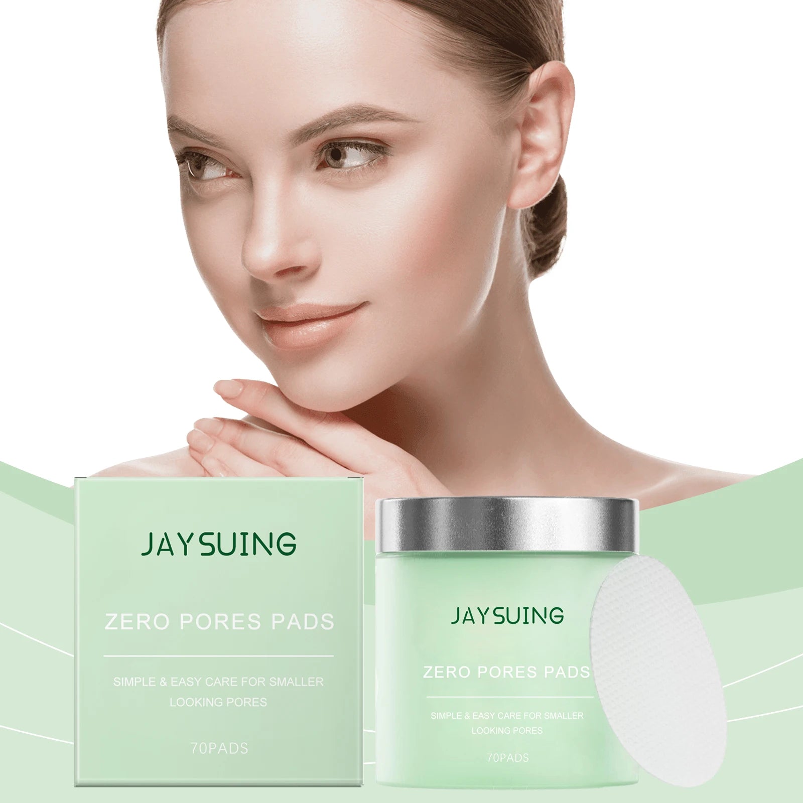 Salicylic Acid Facial Pads 70ct – Pore Cleansing & Oil Control Exfoliating Facial Pads Oasis Select