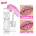 QIBEST Color Changing Lip Oil – Glitter Gloss & Balm