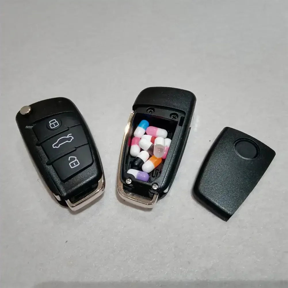 Dummy Car Key Safe Box Creative Mini Hidden Safe Box Secret Compartment Stash Box Empty Car Key Fob Hide Money Pills Coin Oasis Select
