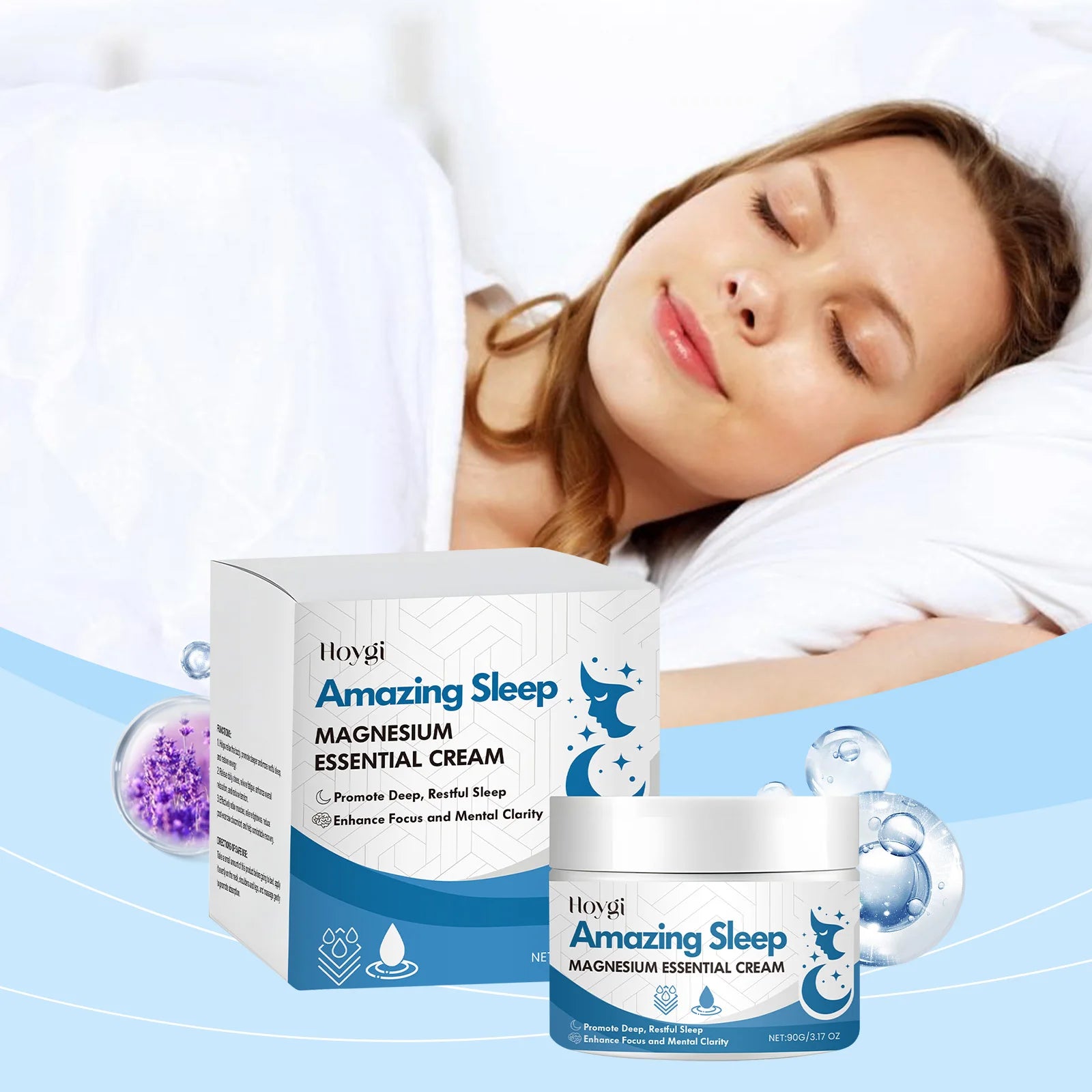 Hoygi Magnesium Cream – Muscle Relief, Sleep & Hydration Magnesium Body Cream Oasis Select