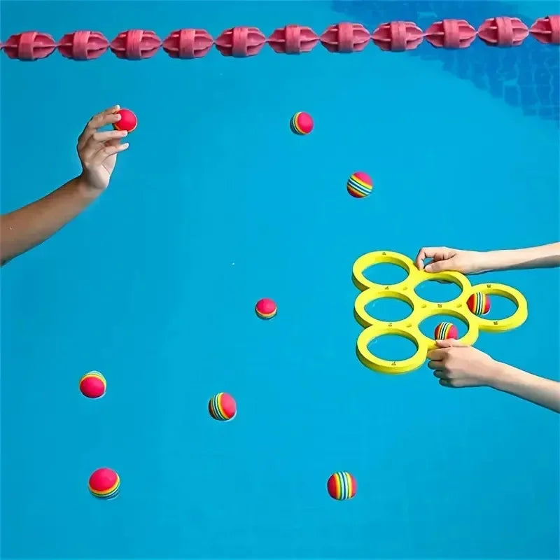 Pool Toy Fun Splash Water Sports Floating Pool Game Toy - Durable EVA Material, Random Color Ball, Perfect for Summer Fun Oasis Select