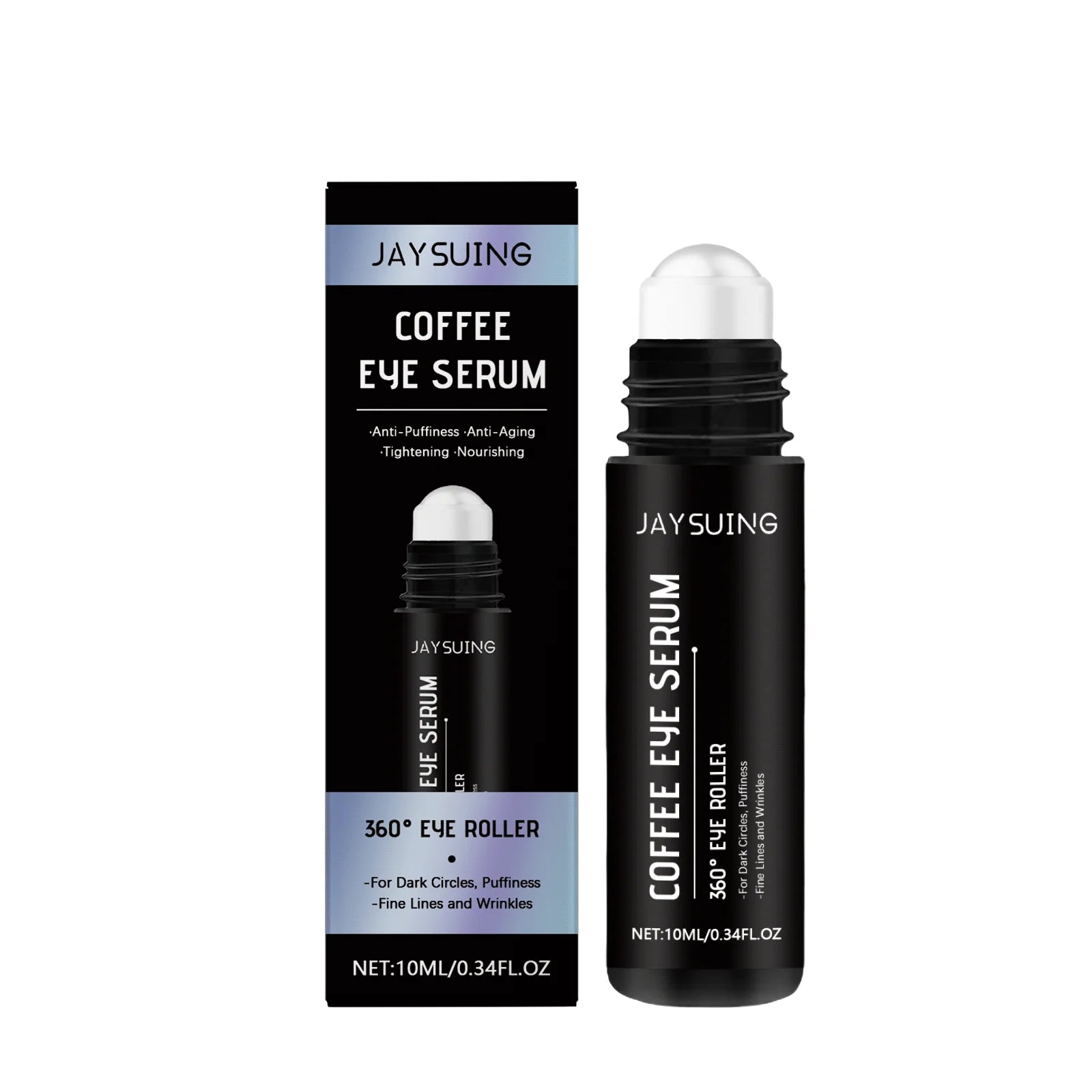 Coffee Eye Roll-On Serum 10ml – Depuff & Brighten Eyes Eye Roll-On Serum Oasis Select