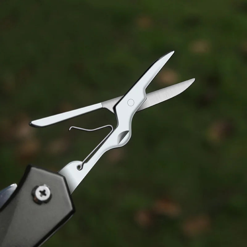 JUSTINLAU 1PC 18in1 Multifunctional Folding Tool Suitable for Outdoor Camping Hiking Survival Portable Multifunctional Tool Oasis Select