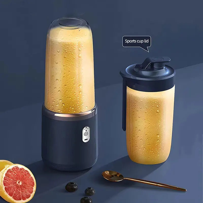 Handheld Usb Personal Mini Juicer Cup Portable Juicer Blender for Travel Water Bottles with Single or Double Cups Oasis Select