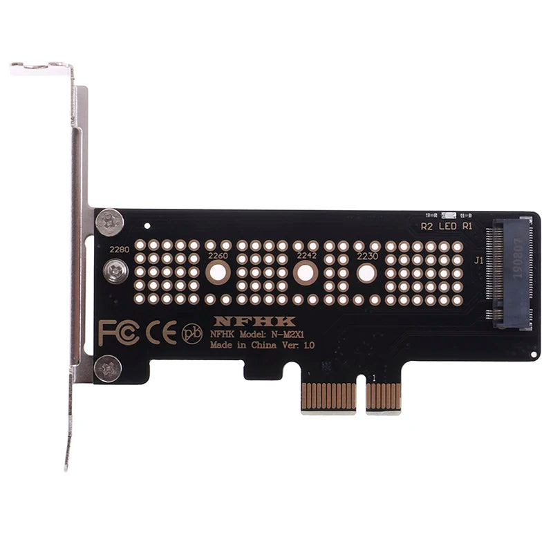 NVMe PCIe M.2 NGFF SSD to PCIe x1 adapter card PCIe x1 to M.2 card with bracket Oasis Select