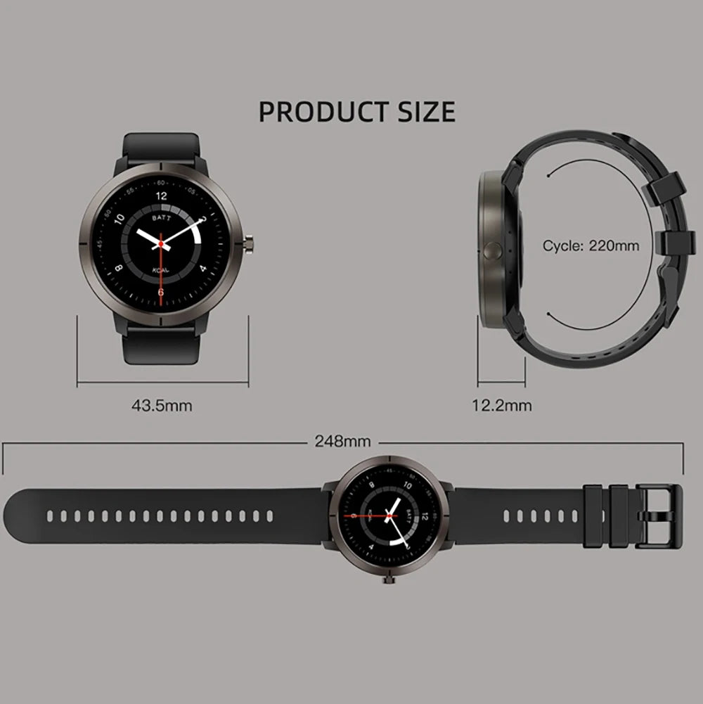 Smart Watches Fitness Sleep Compass Watch 5ATM Waterproof AMOLED HD Screen Health Smartwatch Men Lady Blue Tooth Call GPS Sports Oasis Select