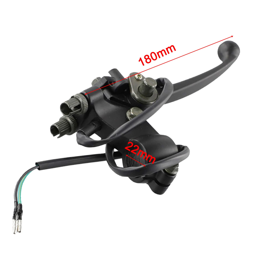 Handle Assembly Brake Lever Metal Replacement For ATVs/Quads Handlebars 22mm 7/8 Inch Black Double Pull Front New Oasis Select