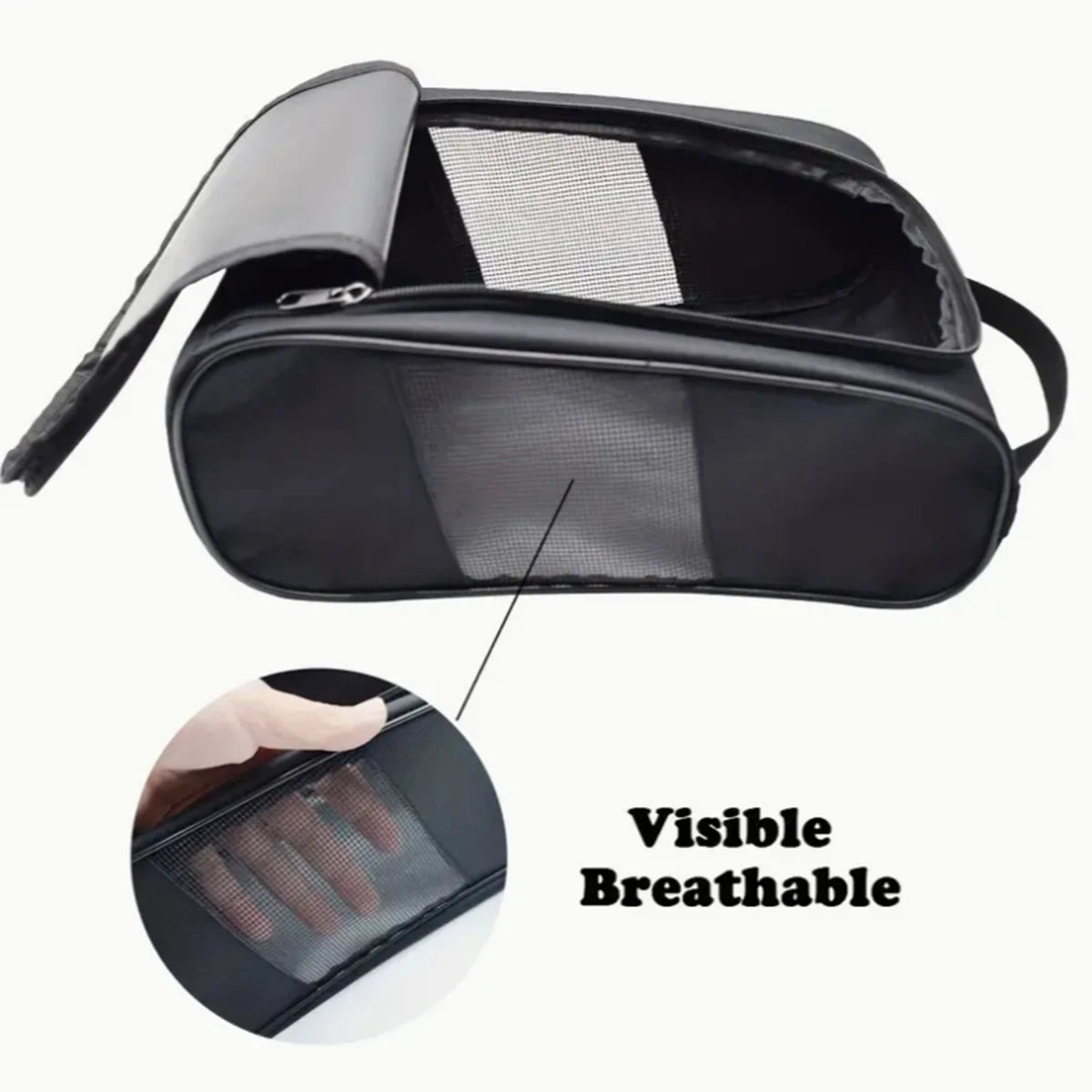 Golf Shoe Bag Oxford Cloth Shoe Bag Breathable Handbag Dustproof Football Tennis Shoe Bag, Travel Business Shoe Storage Bag Oasis Select