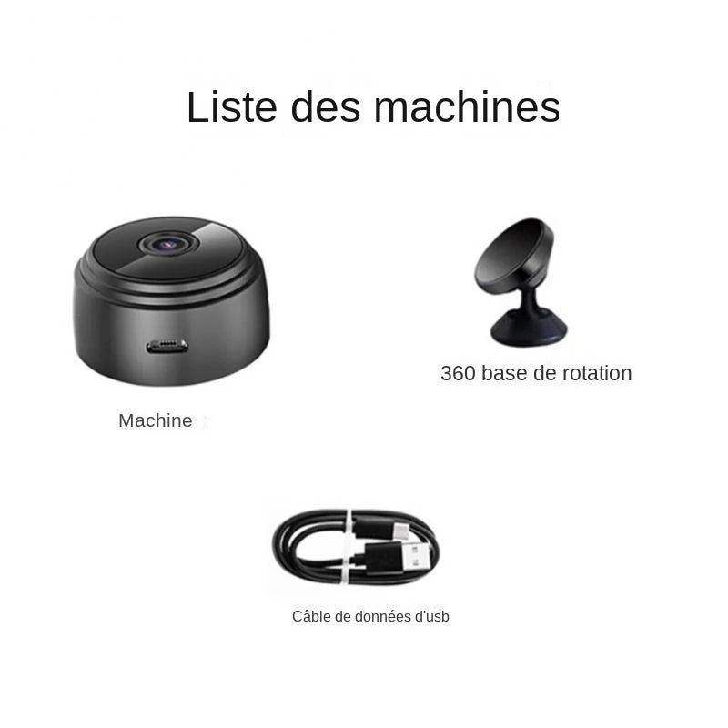 A9 WiFi Mini Camera HD 1080p Wireless Video Recorder Voice Recorder Security Monitoring Camera Smart Home For Infants And Pets Oasis Select