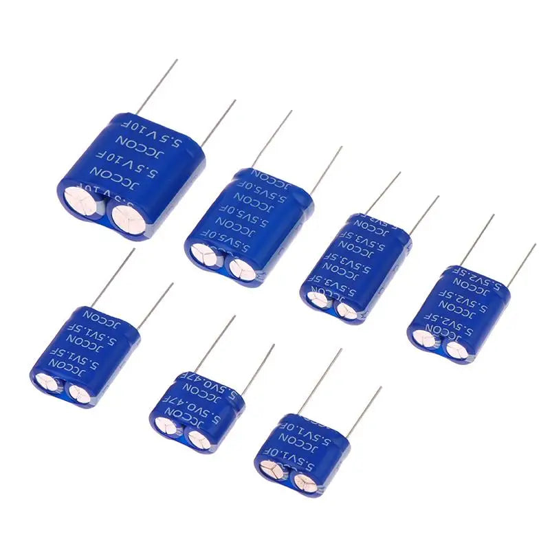 Super Capacitor Farad Capacitor 5.5V 0.47F 1F 1.5F 2.5F 3.5F 5.0F 10F Combination Double Layer Drone Car Recorder Capacitor Oasis Select