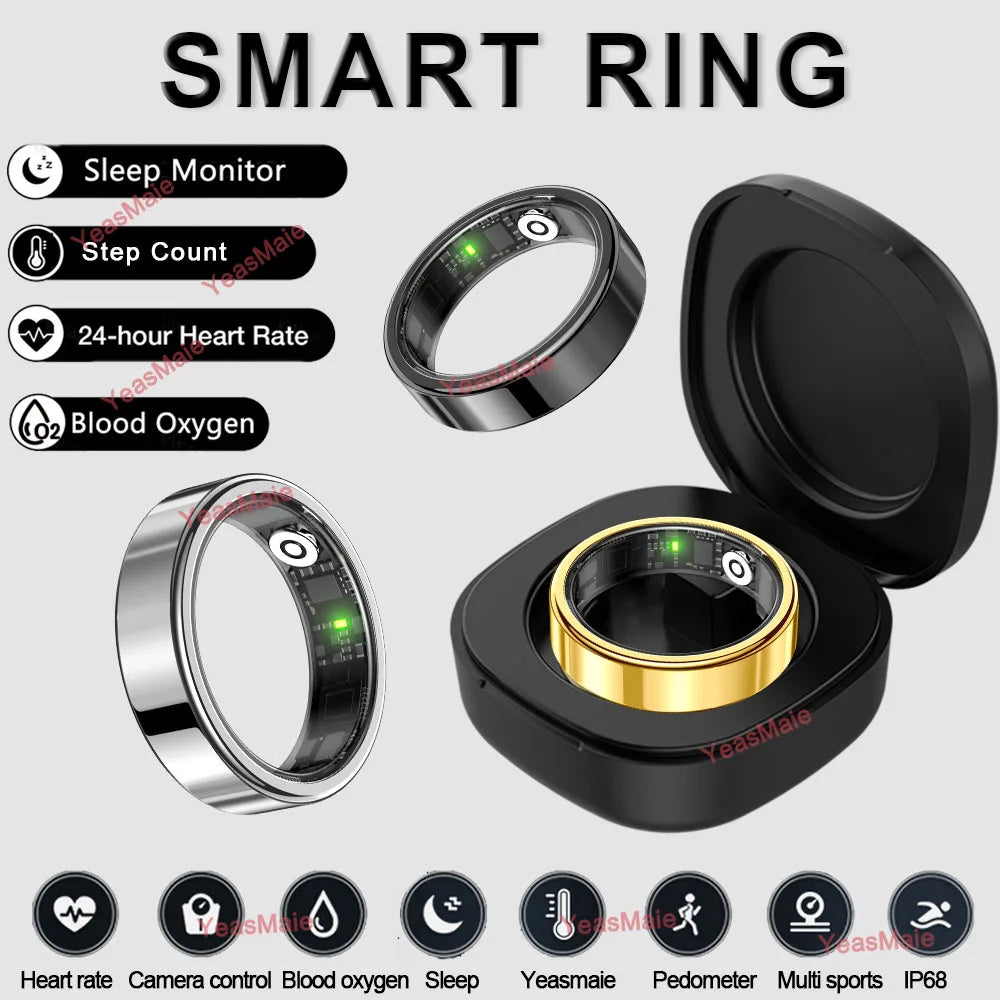 Ola Esporte Smart Ring – Heart Rate, SpO2 & Sleep Tracker IP68