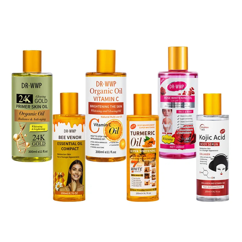 Turmeric Massage Oil – Body SPA, Moisturizing & Scraping 200/300ml Body Massage Oil Oasis Select