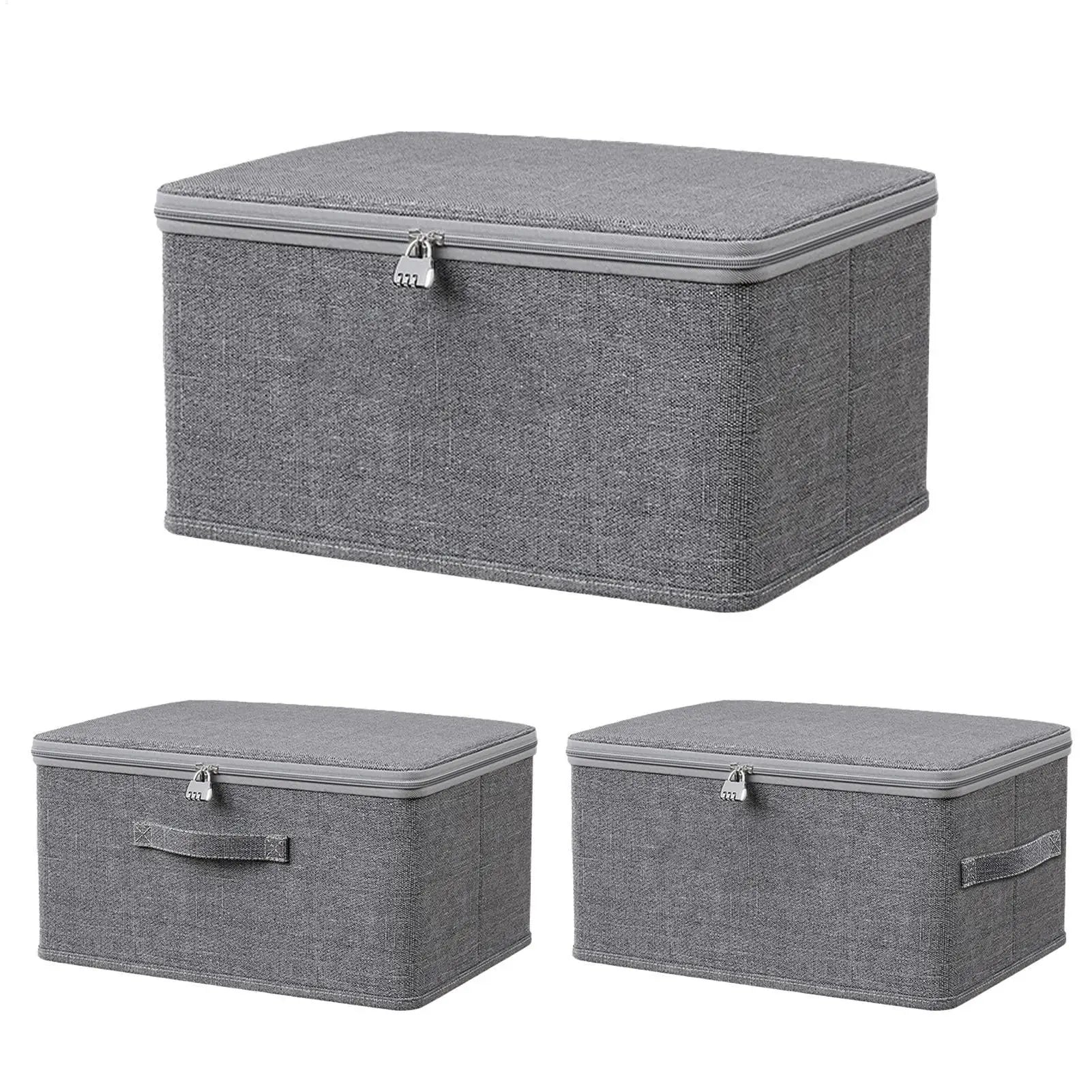 Large Storage Box with Lock Stackable Storage Container Secure with Handle Locking Organizing Bin Washable Shelf Baskets for Oasis Select