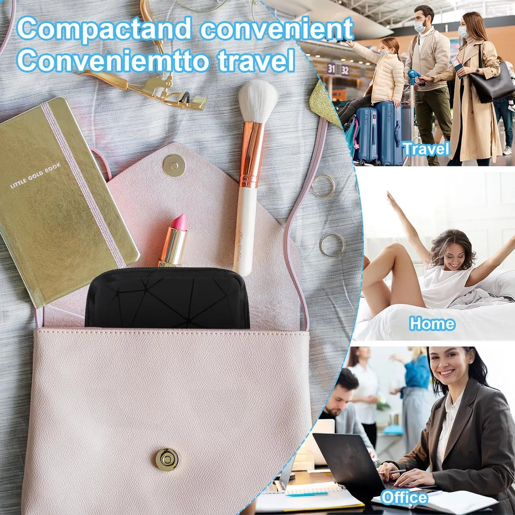 Women Period Pouch Sanitary Bag Makeup Mini Discreet Zipper Organizer Tampon Pad Purse Travel School Storage Essentials Oasis Select