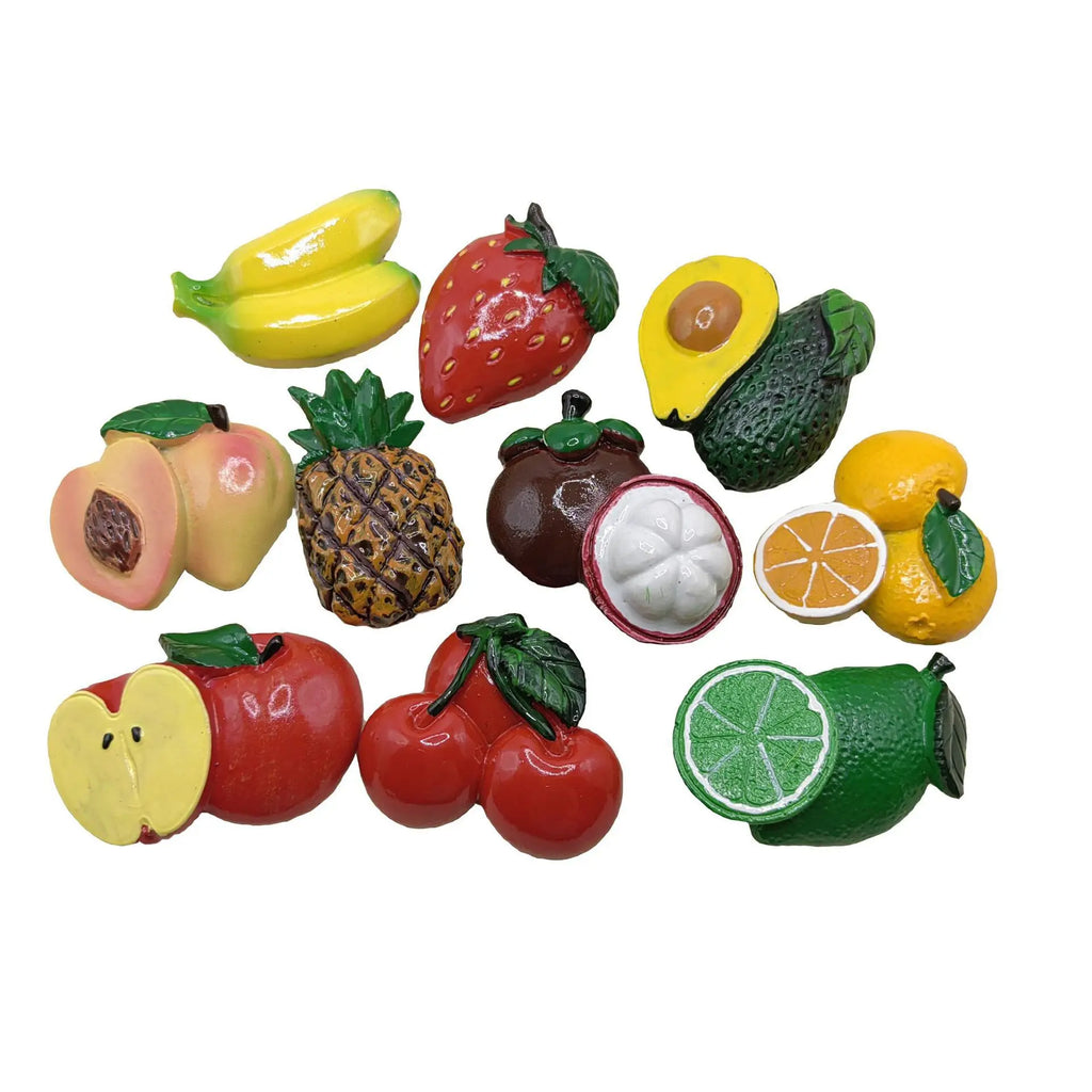 Creative Fridge Magnet Decor 3D Cute Cartoon Fruit Message Board Refrigerator Magnet Sticker for Kids Toy Gift Home Decoration Oasis Select