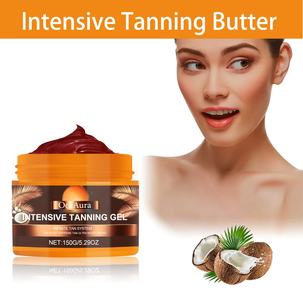 OceAura Intensive Tanning Gel – Self Tanner & Bronzer Self Tanning Gel Oasis Select