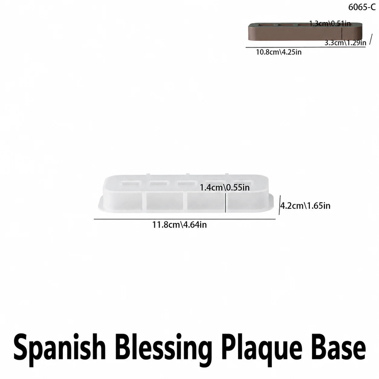 Spanish Blessing Mold Versatile Silicone Mold Candle Mold Handmade For Handmade Art Courses Home Blessing Gifting Oasis Select White Base type